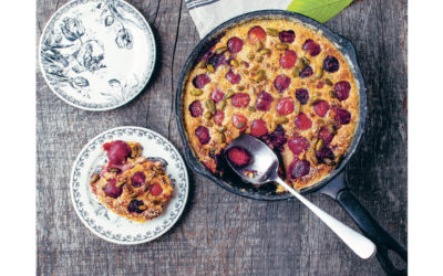 Le clafoutis cerises pistaches de Guy Savoy