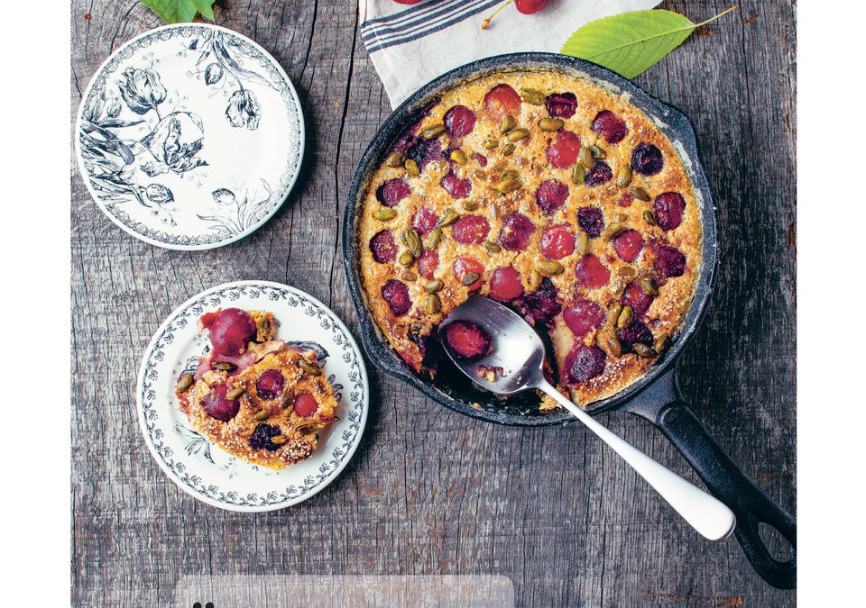Le clafoutis cerises pistaches de Guy Savoy