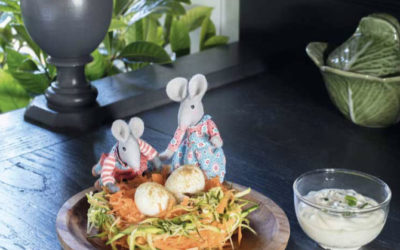 Le nid courgette-carotte de Laura Annaert