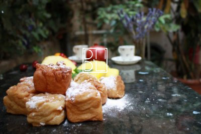 Menthe : Beignets au thé vert